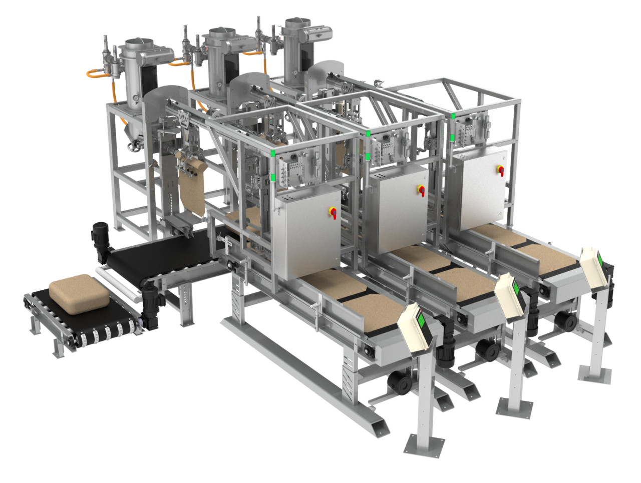 1000 Series Fully Automatic Valve Bag Placers | Choice Bagging ...